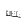 Coffee 15L x 1W Black Metal Sign by Mercana at Eve Furniture