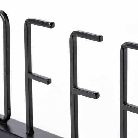 Coffee Black Metal Sign by Mercana at Eve Furniture