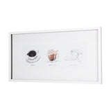 Coffee Cat by Mercana Studio a Framed Art Print Matted under Glass by Mercana at Eve Furniture