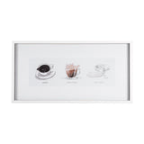 Coffee Cat by Mercana Studio a Framed Art Print Matted under Glass by Mercana at Eve Furniture