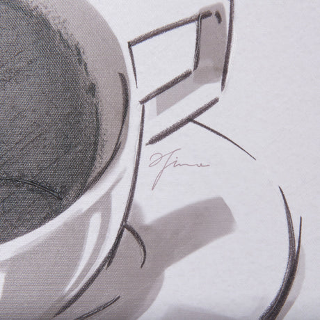 Coffee Cat I by Mercana Studio a Hand Embellished Textured Canvas by Mercana at Eve Furniture