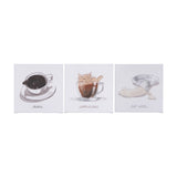 Coffee Cat I by Mercana Studio a Hand Embellished Textured Canvas by Mercana at Eve Furniture