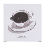 Coffee Cat I by Mercana Studio a Hand Embellished Textured Canvas by Mercana at Eve Furniture