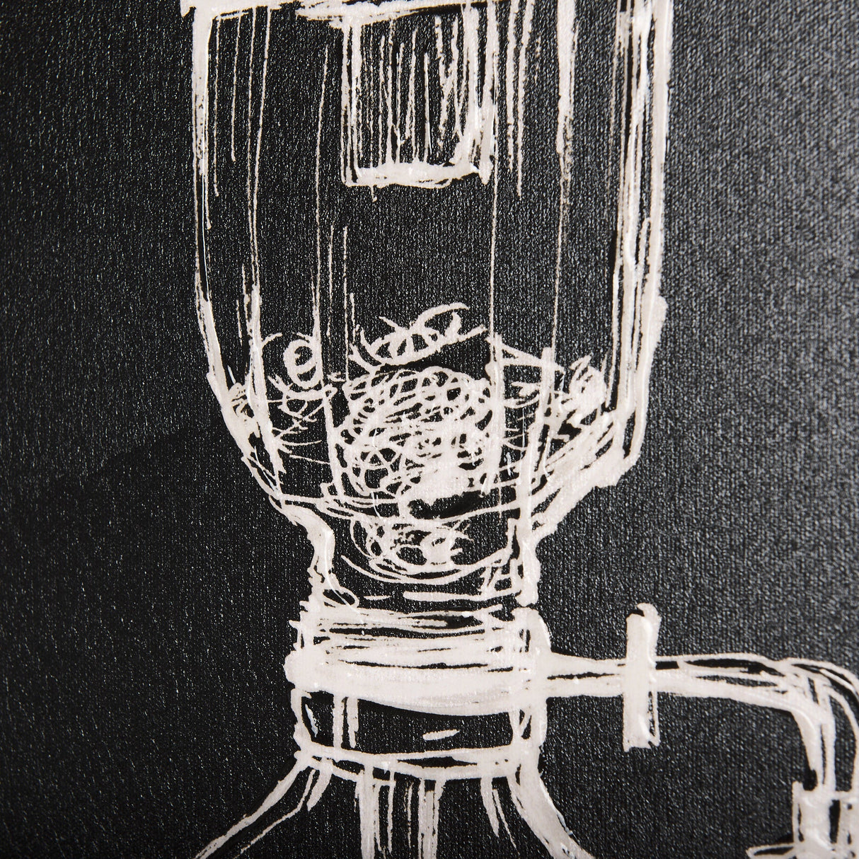 Coffee Maker Study by Mercana Studio a Hand Embellished Textured Canvas by Mercana at Eve Furniture