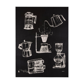 Coffee Maker Study by Mercana Studio a Hand Embellished Textured Canvas by Mercana at Eve Furniture