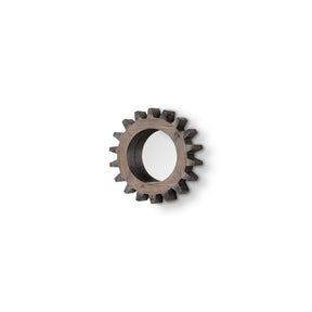 Cog Mirror Round Brown Wood Frame Mirror by Mercana at Eve Furniture