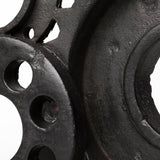 Cogsworth Set of 2 Brown Resin Industrial Gear Bookends by Mercana at Eve Furniture
