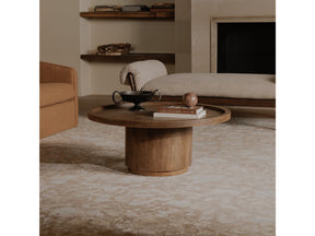 Cohen Brown Coffee Table by MOES at Eve Furniture