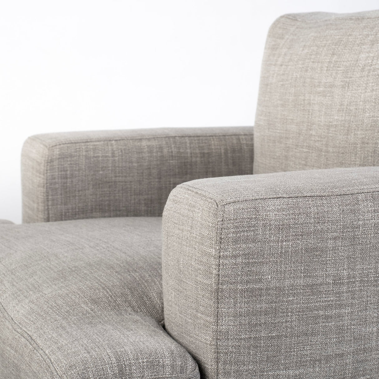 Colburne I Gray Fabric W/ Wood and Iron Frame Accent Chair by Mercana at Eve Furniture