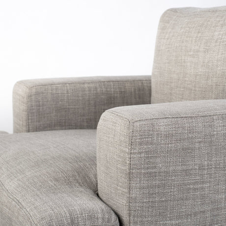 Colburne I Gray Fabric W/ Wood and Iron Frame Accent Chair by Mercana at Eve Furniture