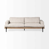 Colburne Ii 95 Inch Beige Upholstered Three Seater Sofa by Mercana at Eve Furniture