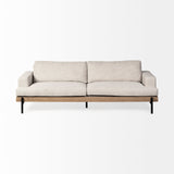Colburne II Beige Upholstered Three Seater Sofa by Mercana at Eve Furniture