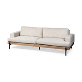 Colburne II Beige Upholstered Three Seater Sofa by Mercana at Eve Furniture