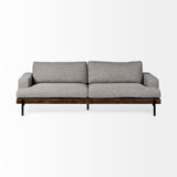 Colburne II Gray Upholstered Three Seater Sofa by Mercana at Eve Furniture