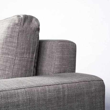Colburne II Gray Upholstered Three Seater Sofa by Mercana at Eve Furniture