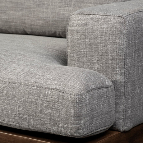 Colburne II Gray Upholstered Three Seater Sofa by Mercana at Eve Furniture