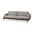 Colburne II Gray Upholstered Three Seater Sofa by Mercana at Eve Furniture