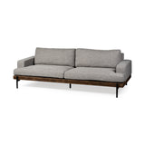 Colburne II Gray Upholstered Three Seater Sofa by Mercana at Eve Furniture