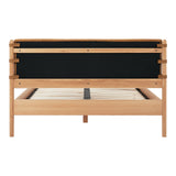 Colby Natural King Bed by Moe's Home at Eve Furniture