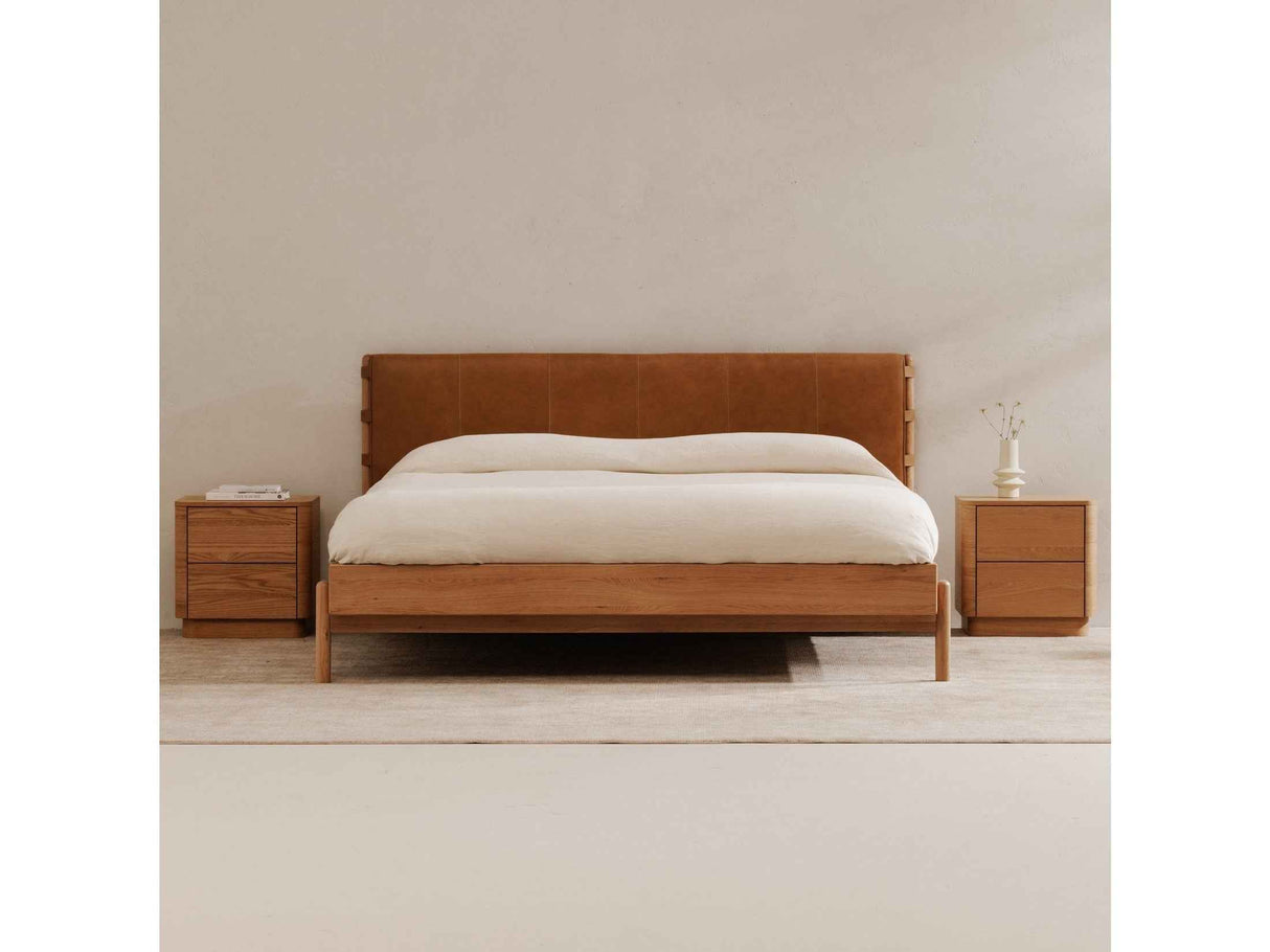 Colby Natural King Bed by Moe's Home at Eve Furniture