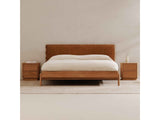 Colby Natural King Bed by Moe's Home at Eve Furniture