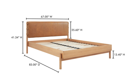 Colby Queen Bed by Moe's Home at Eve Furniture