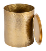 Coldveil Gold Storage Side Table by Zuomod at Eve Furniture