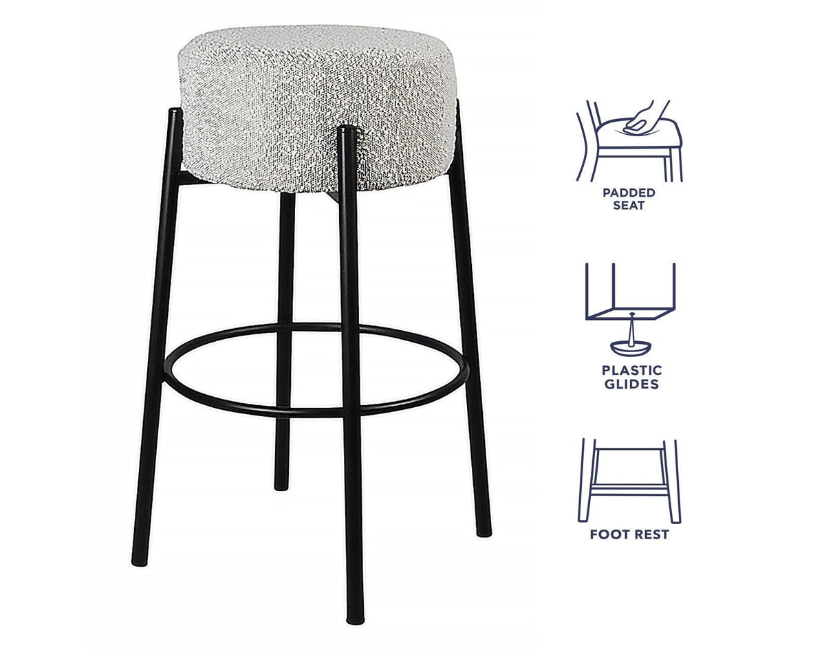 Cole 24″ Counter Stool by Steve Silver at Eve Furniture
