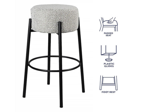Cole 24″ Counter Stool by Steve Silver at Eve Furniture