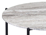 Coleen Sanwar 3-Piece Green Marble Top Table Set by Steve Silver at Eve Furniture