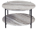 Coleen Sanwar 3-Piece Green Marble Top Table Set by Steve Silver at Eve Furniture