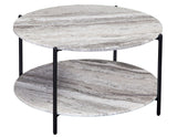 Coleen Sanwar 3-Piece Green Marble Top Table Set by Steve Silver at Eve Furniture
