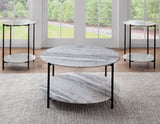 Coleen Sanwar 3-Piece Green Marble Top Table Set by Steve Silver at Eve Furniture