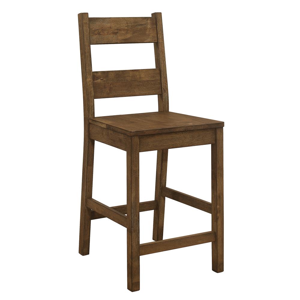 Coleman Rustic Golden Brown Counter Height Stools, Set of 2