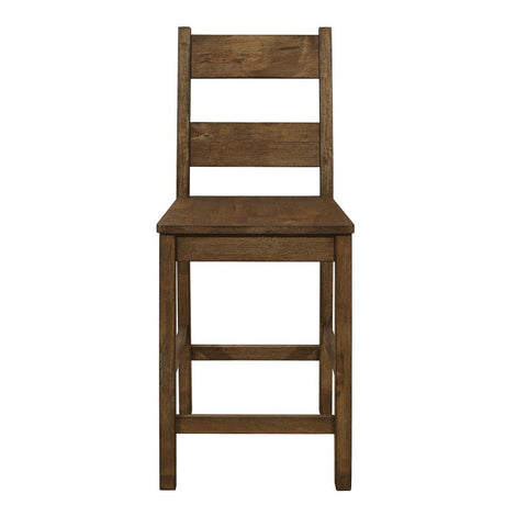 Coleman Rustic Golden Brown Counter Height Stools, Set of 2