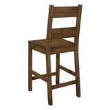 Coleman Rustic Golden Brown Counter Height Stools, Set of 2