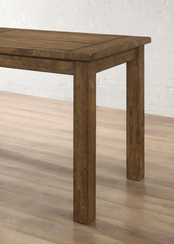 Coleman Rustic Golden Brown Counter Height Table