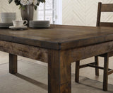 Coleman Rustic Golden Brown 5-Piece Dining Set by Coaster at Eve Furniture