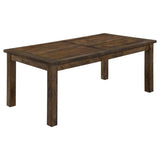 Coleman Rustic Golden Brown 7-Piece Dining Set by Coaster at Eve Furniture