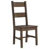 Coleman Rustic Golden Brown 7-Piece Dining Set by Coaster at Eve Furniture