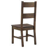 Coleman Rustic Golden Brown 7-Piece Dining Set by Coaster at Eve Furniture