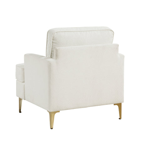 Colette Beige Accent Chair by Homelegance at Eve Furniture