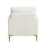 Colette Beige Accent Chair by Homelegance at Eve Furniture