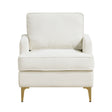 Colette Beige Accent Chair by Homelegance at Eve Furniture