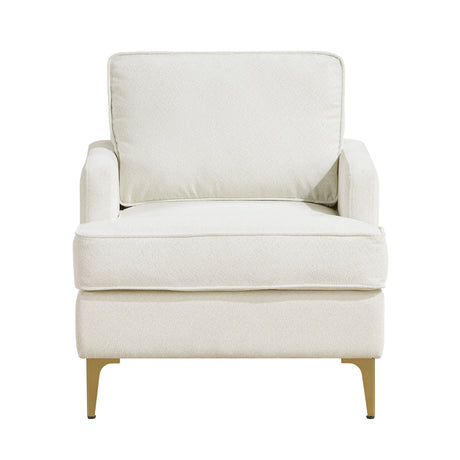 Colette Beige Accent Chair by Homelegance at Eve Furniture