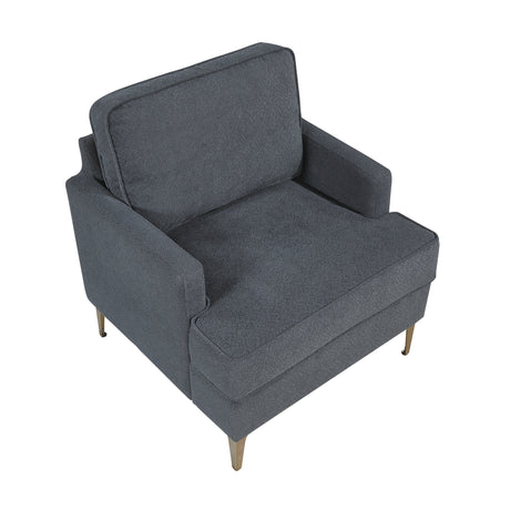 Colette Dark Gray Accent Chair by Homelegance at Eve Furniture