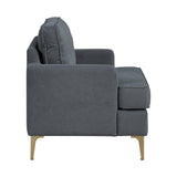 Colette Dark Gray Accent Chair by Homelegance at Eve Furniture