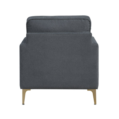 Colette Dark Gray Accent Chair by Homelegance at Eve Furniture