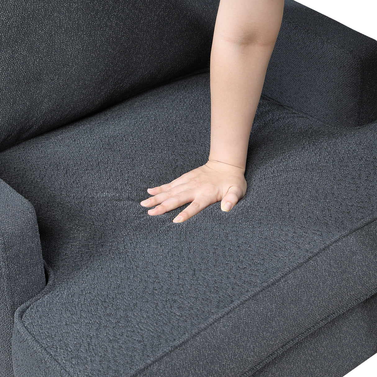 Colette Dark Gray Accent Chair by Homelegance at Eve Furniture