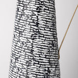 Colette Large Black/White Patterned Vase by Mercana at Eve Furniture
